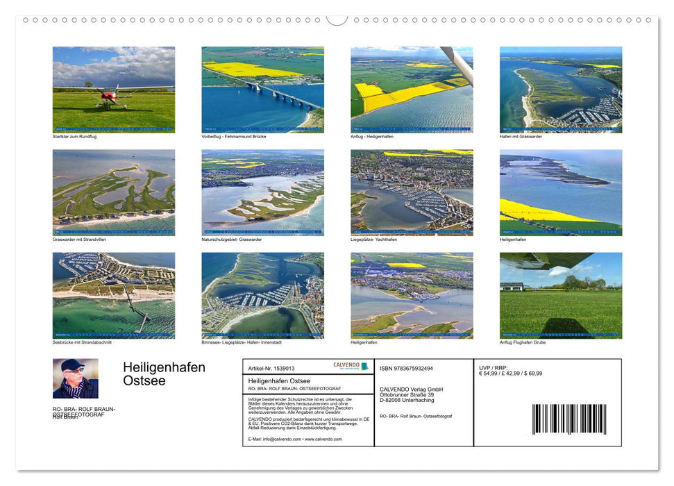 Heiligenhafen - Baltic Sea (CALVENDO wall calendar 2024) 