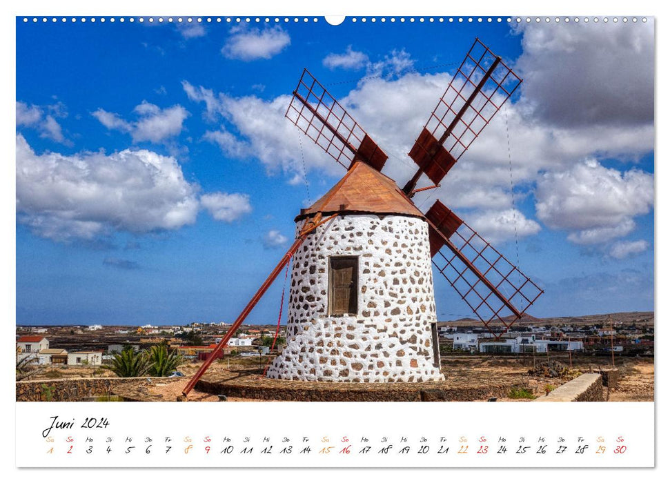 Fuerteventura - Faszination einer Wüsteninsel (CALVENDO Premium Wandkalender 2024)