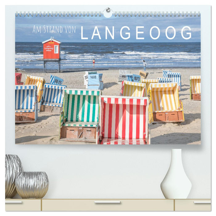 Am Strand von Langeoog (CALVENDO Premium Wandkalender 2024)