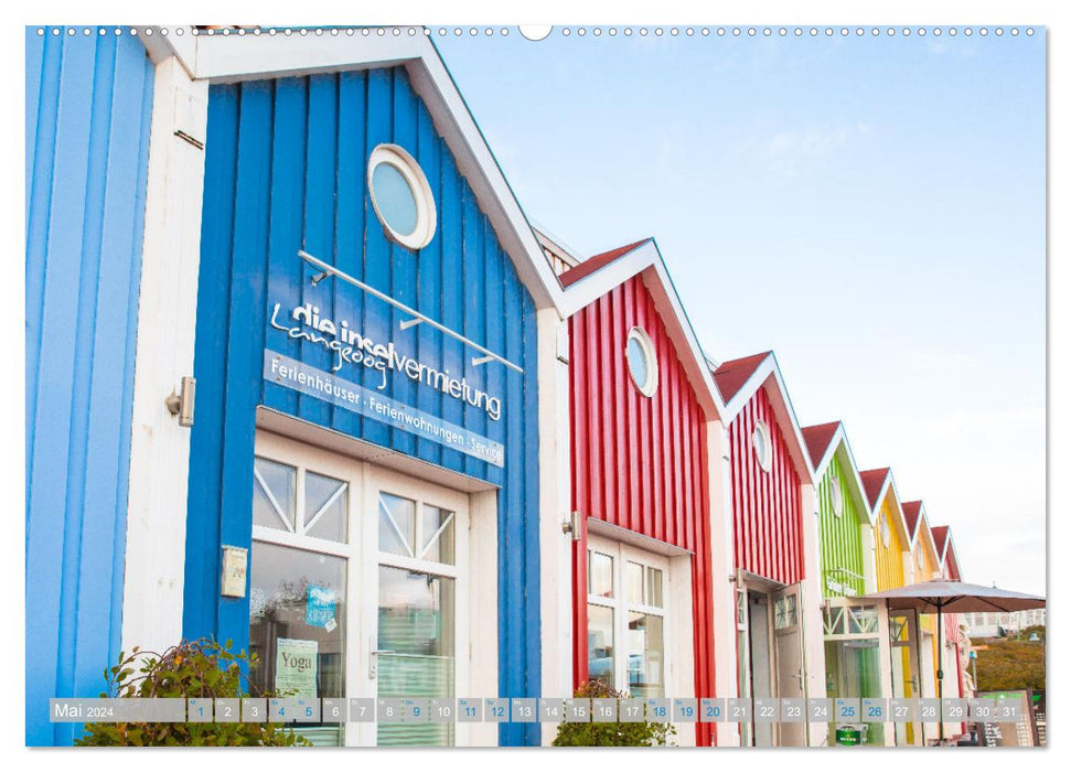 Am Strand von Langeoog (CALVENDO Premium Wandkalender 2024)