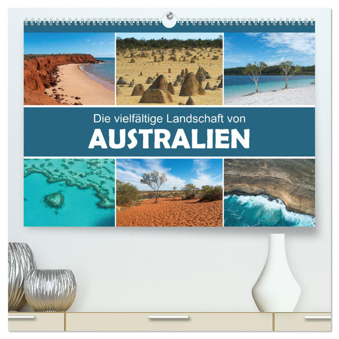 Die vielfältige Landschaft von Australien (CALVENDO Premium Wandkalender 2024)