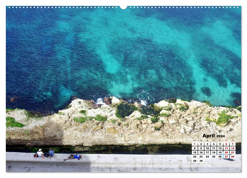 Dreams in turquoise - pictures from Cuba (CALVENDO wall calendar 2024) 