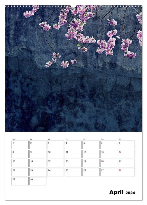 Mauerblümchen - Poesie im Alltäglichen als Monatsplaner (CALVENDO Wandkalender 2024)