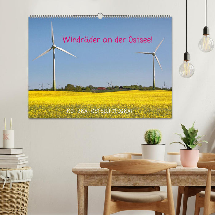 Windräder an der Ostsee! (CALVENDO Wandkalender 2024)