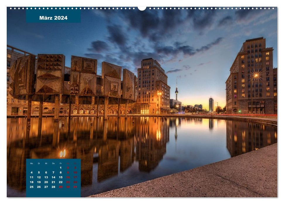 Berliner Himmel (CALVENDO Premium Wandkalender 2024)