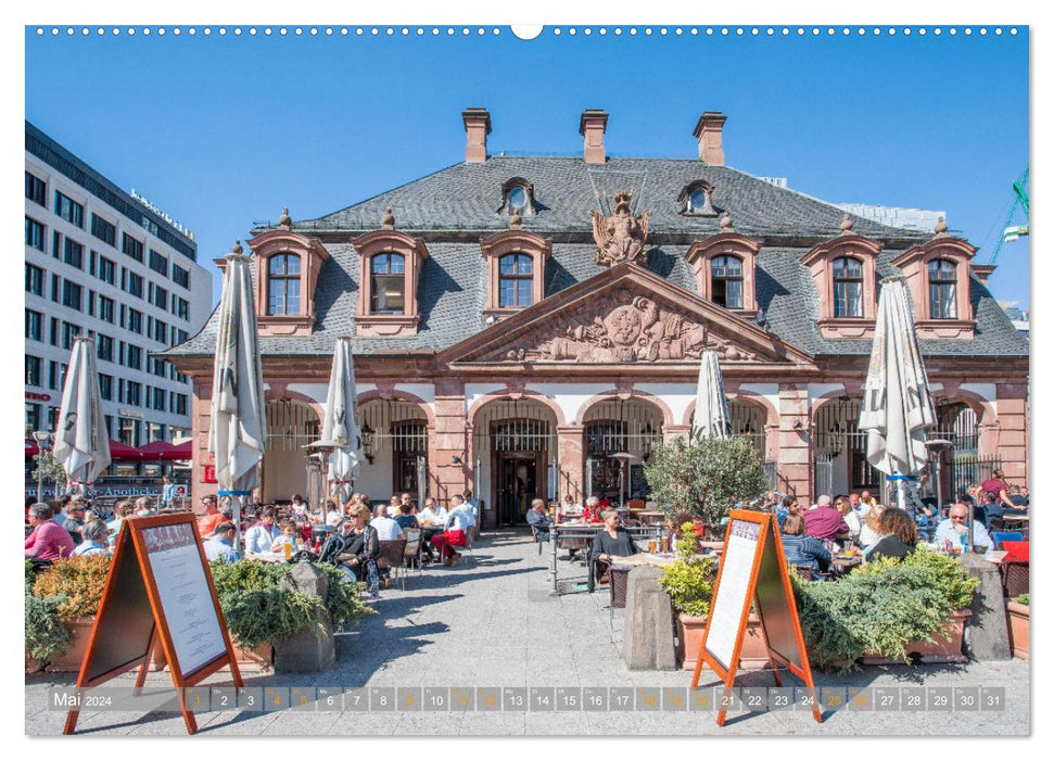 Frankfurt Mainhattan (CALVENDO Premium Wandkalender 2024)