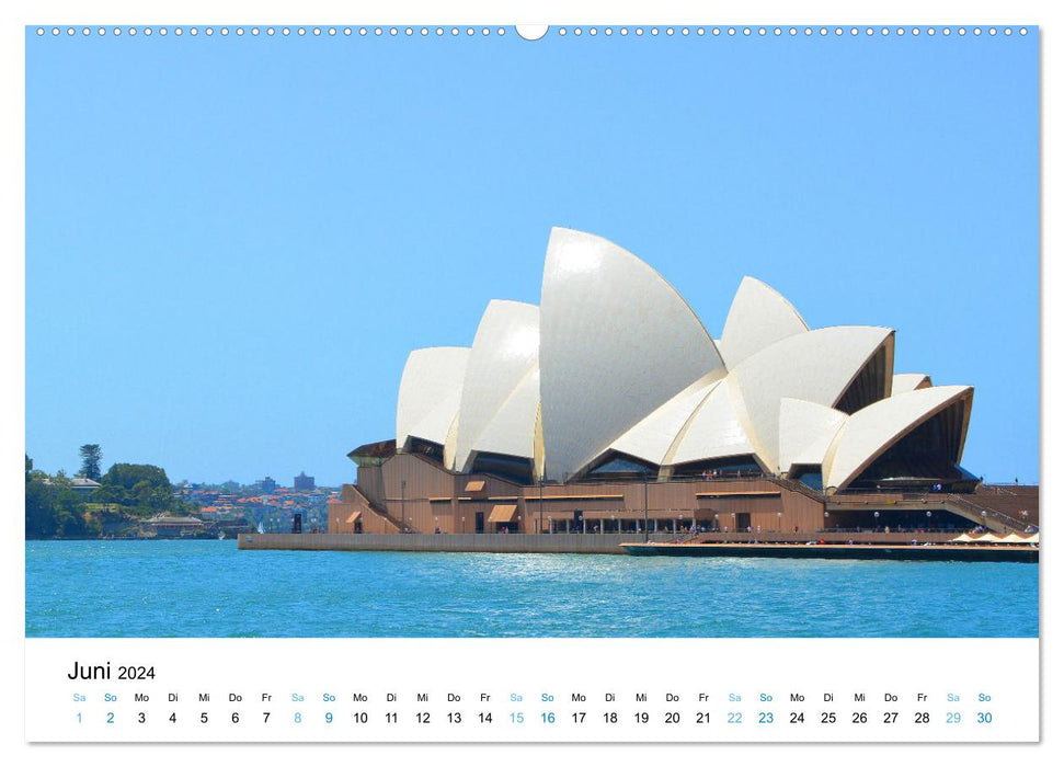 Australie - Down Under - Côte Est (Calvendo Premium Wall Calendar 2024) 