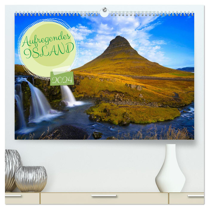 Aufregendes Island (CALVENDO Premium Wandkalender 2024)