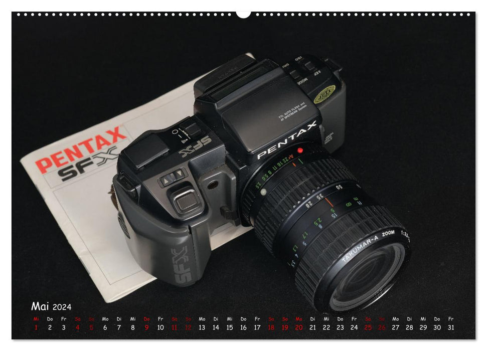 Legendäre Kameras der Marke Pentax (CALVENDO Wandkalender 2024)