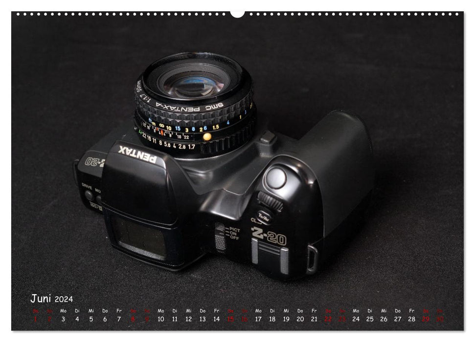 Legendäre Kameras der Marke Pentax (CALVENDO Wandkalender 2024)