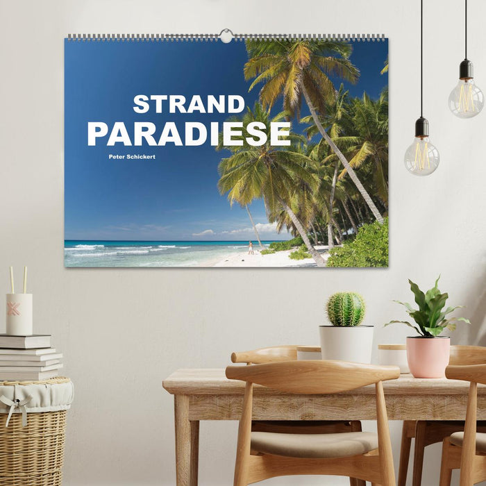 Strandparadiese (CALVENDO Wandkalender 2024)