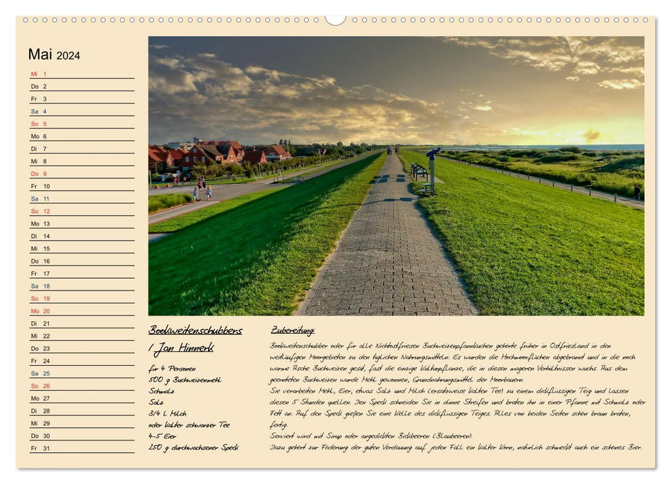 Ostfriesland - Appetit auf mehr (CALVENDO Premium Wandkalender 2024)