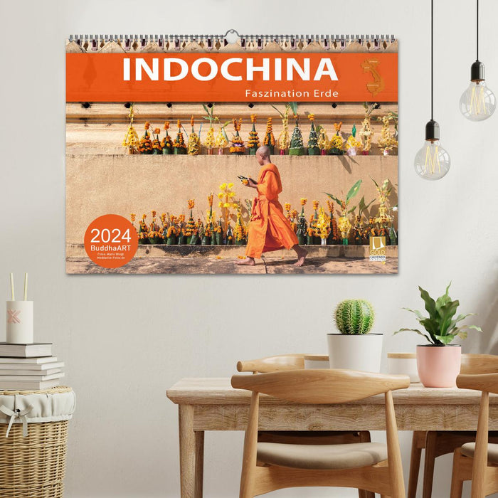 INDOCHINA - Faszination Erde (CALVENDO Wandkalender 2024)