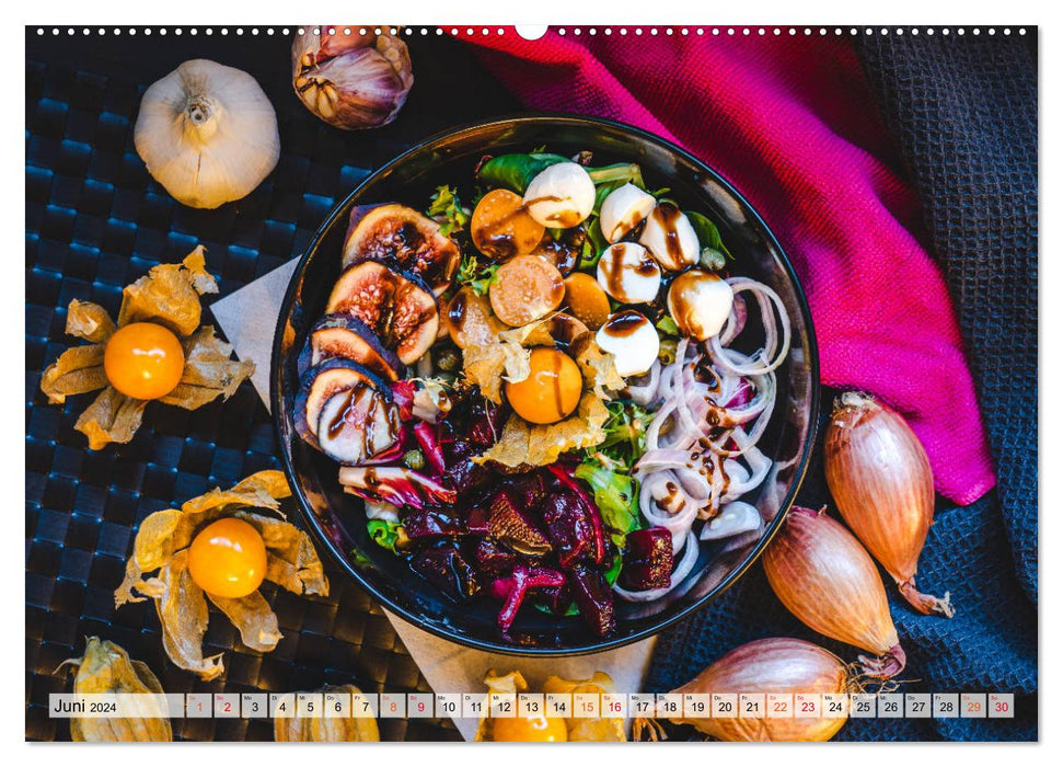Leckere Salate (CALVENDO Wandkalender 2024)
