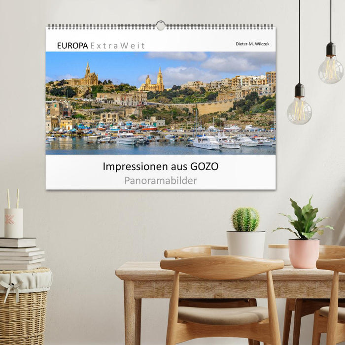 Impressionen aus GOZO - Panoramabilder (CALVENDO Wandkalender 2024)