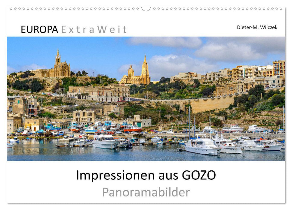 Impressions de GOZO - images panoramiques (calendrier mural CALVENDO 2024) 