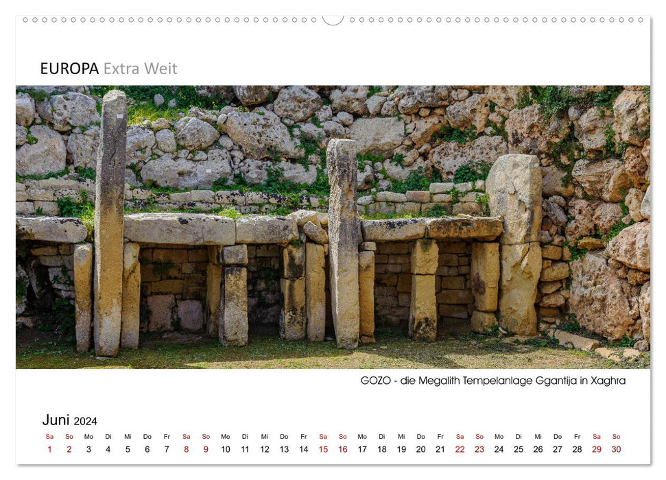 Impressions de GOZO - images panoramiques (calendrier mural CALVENDO 2024) 