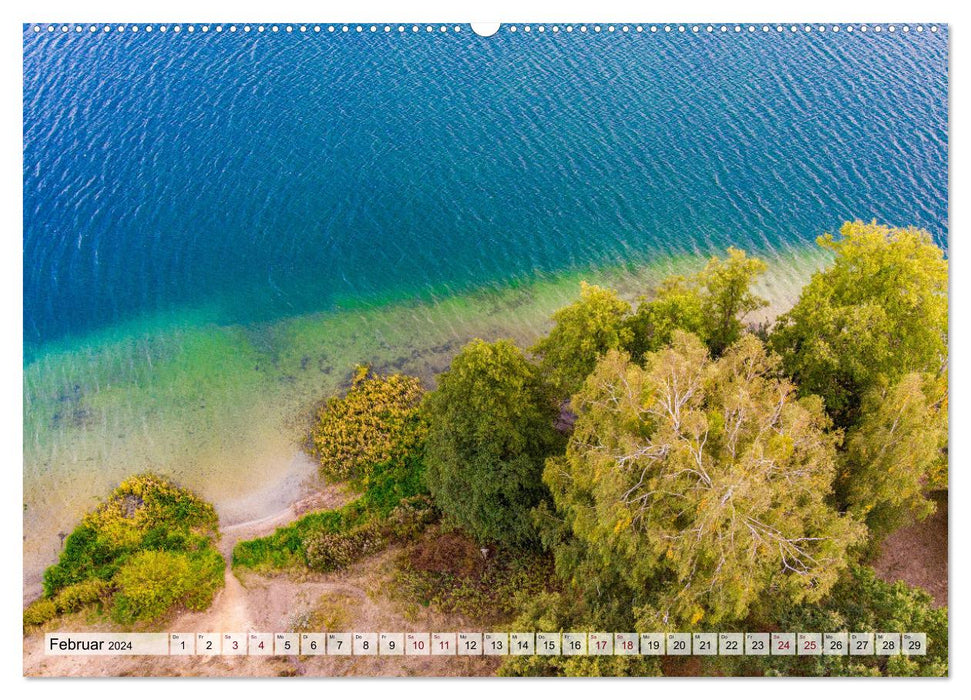 Oder-Spree Seenland von oben (CALVENDO Premium Wandkalender 2024)