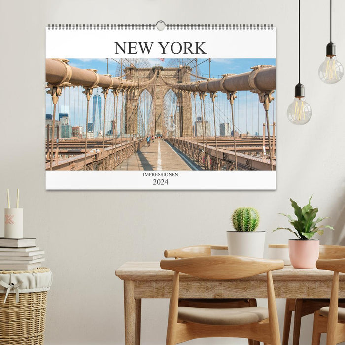 New York – Impressions (Calendrier mural CALVENDO 2024) 