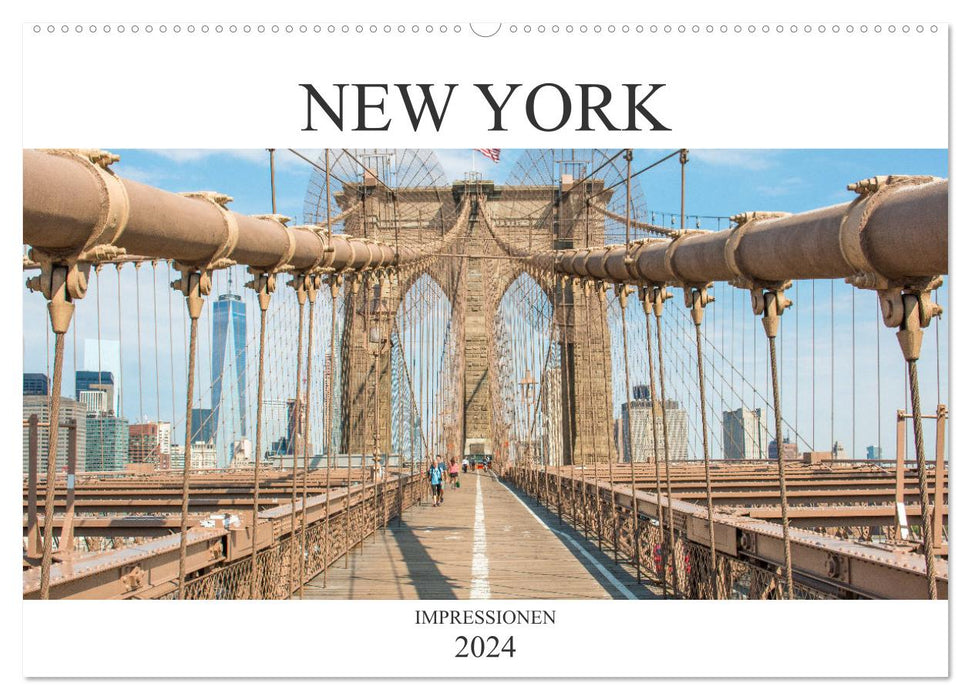 New York – Impressions (Calendrier mural CALVENDO 2024) 