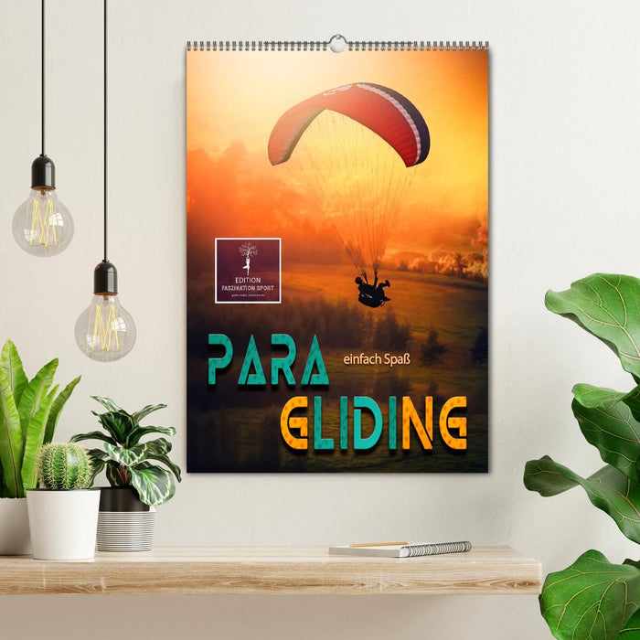 Paragliding - einfach Spaß (CALVENDO Wandkalender 2024)