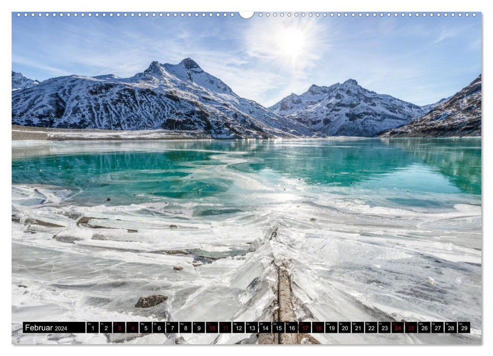 Alpen - Schweiz und Vorarlberg (CALVENDO Wandkalender 2024)
