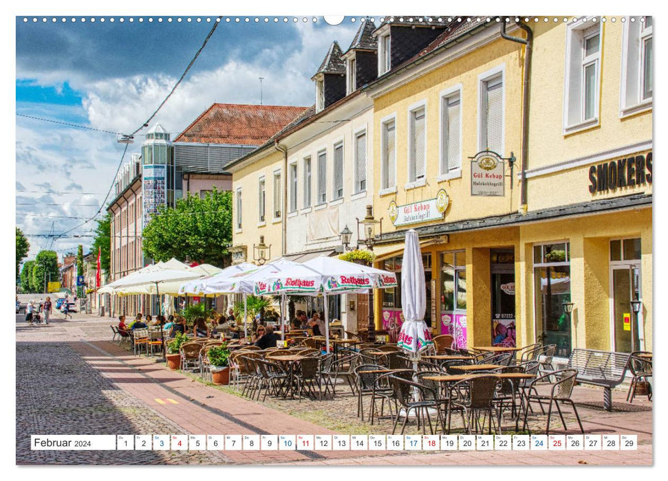 Raststatt - Barockstadt im Herzen Badens (CALVENDO Premium Wandkalender 2024)