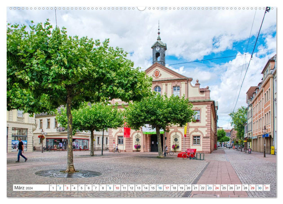 Raststatt - Barockstadt im Herzen Badens (CALVENDO Premium Wandkalender 2024)