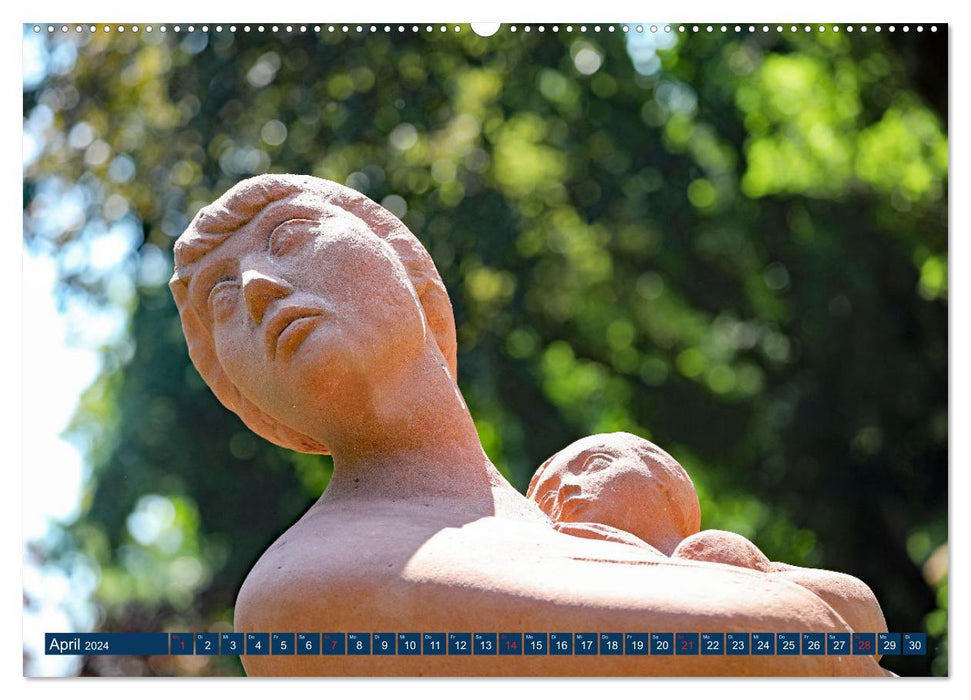 Hauptfriedhof Karlsruhe (CALVENDO Wandkalender 2024)