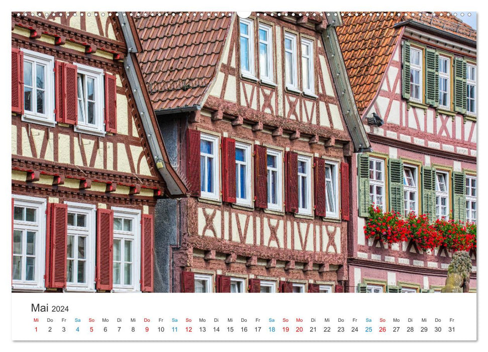 Calw - Die Hermann-Hesse-Stadt (CALVENDO Wandkalender 2024)