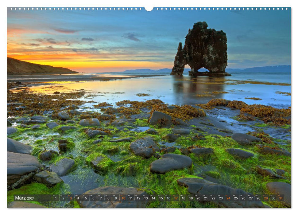 Wilde und romantische Küsten (CALVENDO Premium Wandkalender 2024)