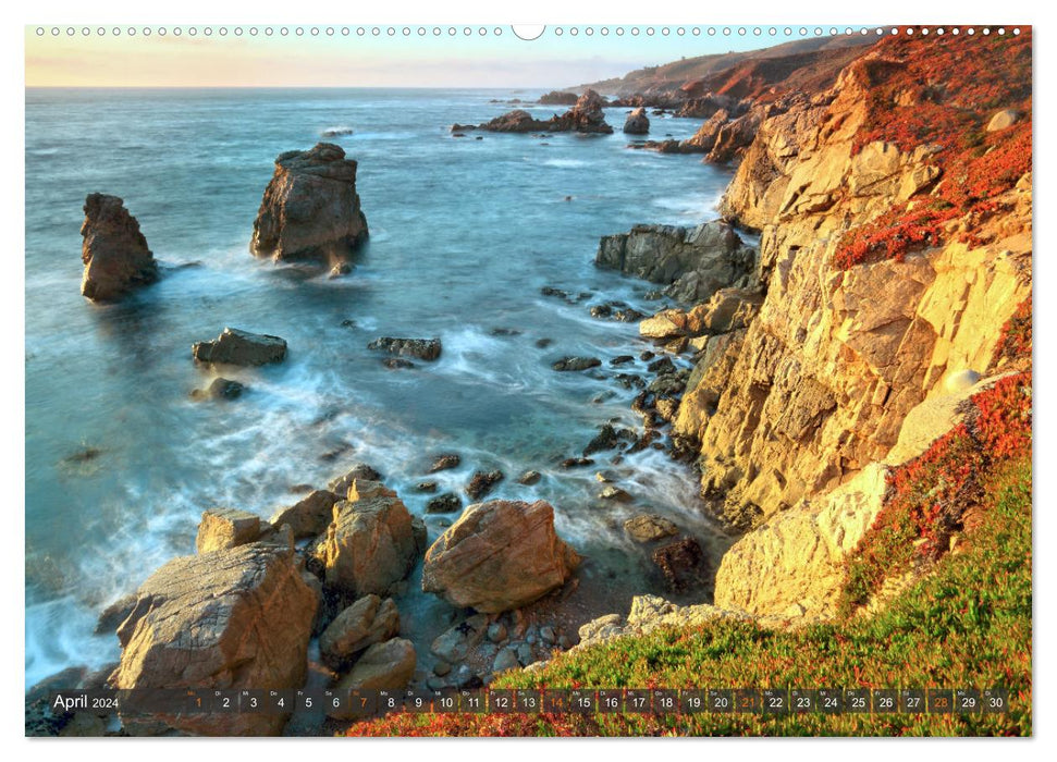 Wilde und romantische Küsten (CALVENDO Premium Wandkalender 2024)