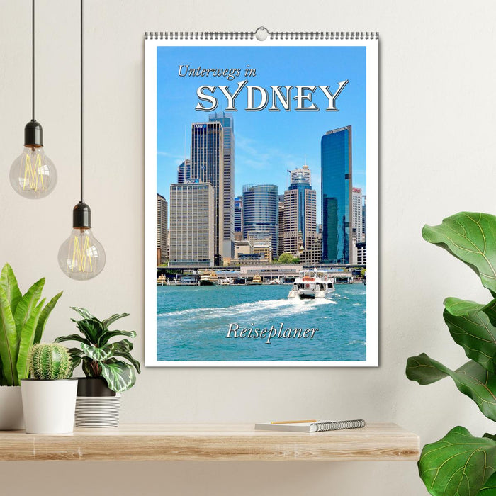 Unterwegs in Sydney - Reiseplaner (CALVENDO Wandkalender 2024)