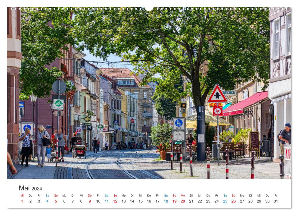 Durlach - Karlsruhes mittelalterlicher Stadtteil (CALVENDO Wandkalender 2024)