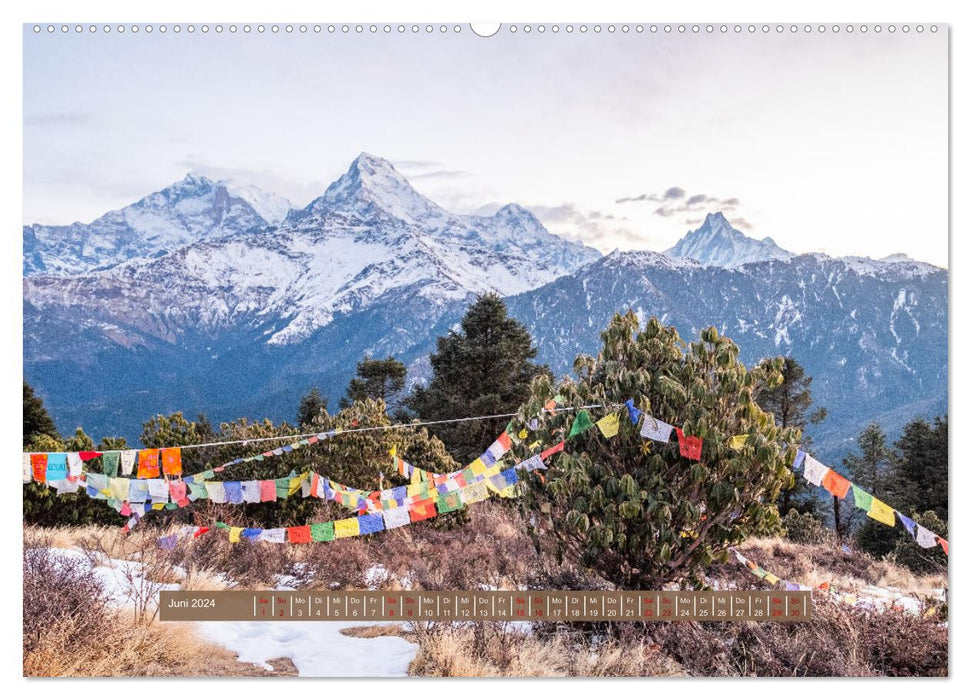 Eindrücke aus Nepal (CALVENDO Premium Wandkalender 2024)