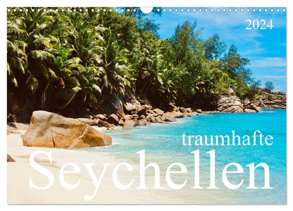traumhafte Seychellen (CALVENDO Wandkalender 2024)