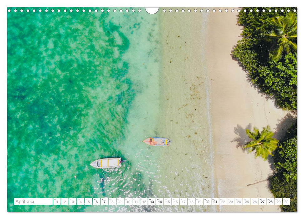 traumhafte Seychellen (CALVENDO Wandkalender 2024)