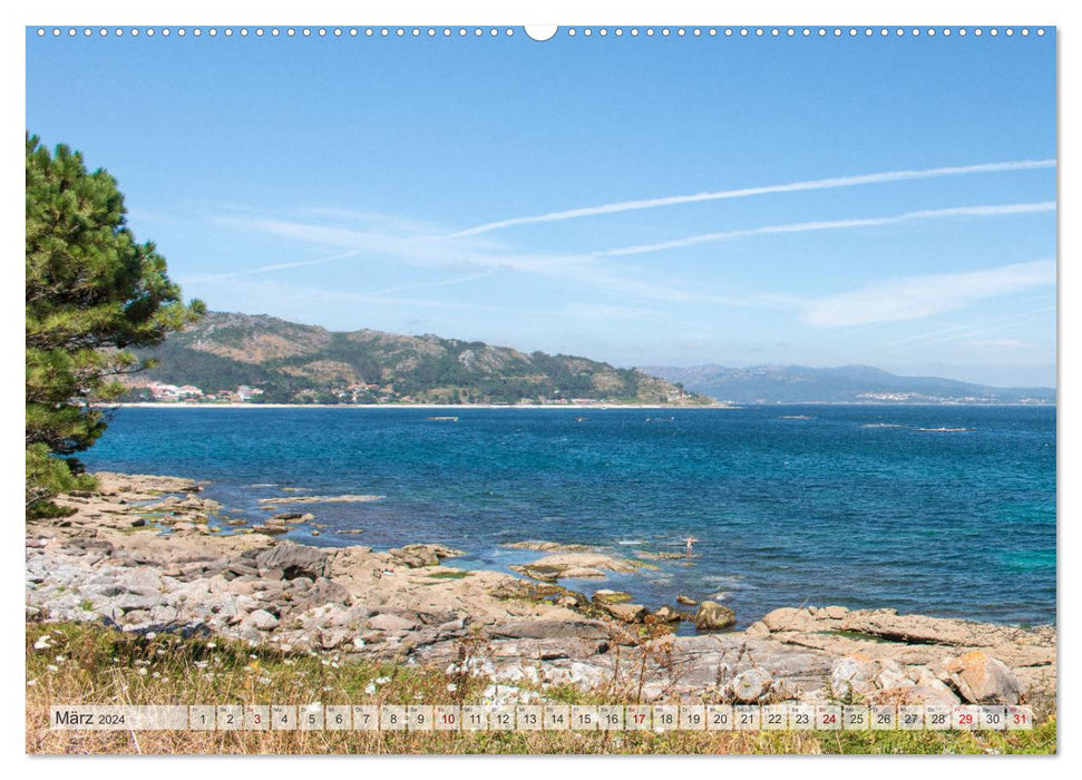 Nordspanien - Wundervolle Strände und Küsten (CALVENDO Wandkalender 2024)