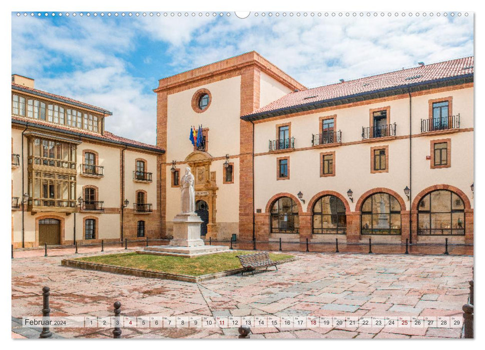 Oviedo - Die historische Stadt in der spanischen Region Asturien (CALVENDO Wandkalender 2024)