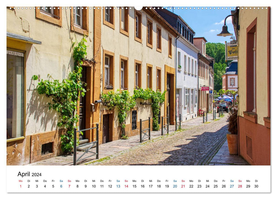 Blieskastel - Die charmante Barockstadt (CALVENDO Wandkalender 2024)