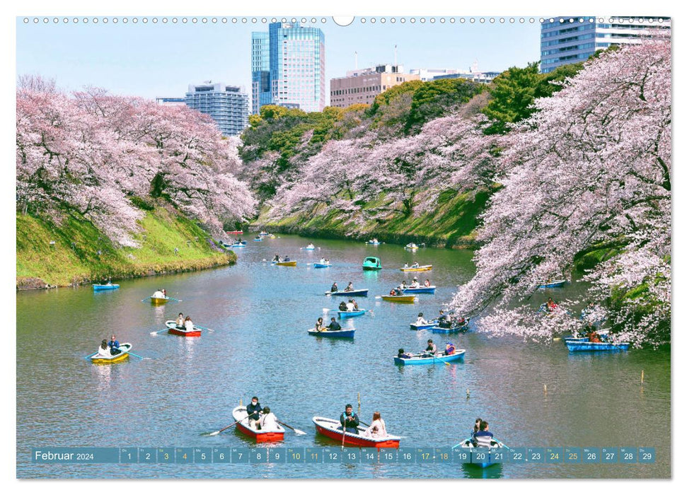 Destinations d'errance et de rêve : découvrez Tokyo (Calendrier mural CALVENDO 2024) 