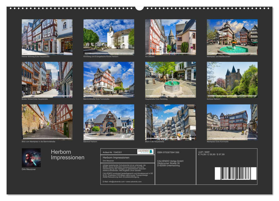 Herborn Impressions (Calendrier mural CALVENDO Premium 2024) 