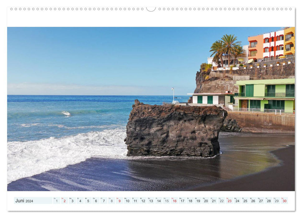La Palma. Wandern, Flanieren und Genießen (CALVENDO Premium Wandkalender 2024)