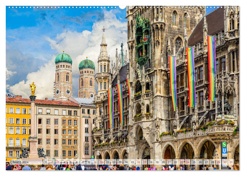 Deutschland Ansichten (CALVENDO Premium Wandkalender 2024)