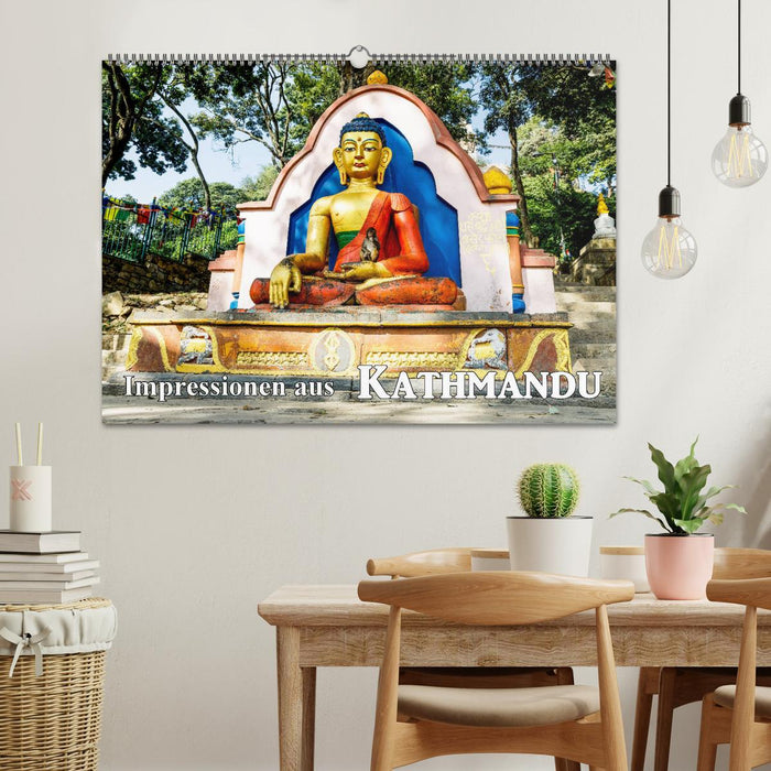 Impressionen aus Kathmandu (CALVENDO Wandkalender 2024)