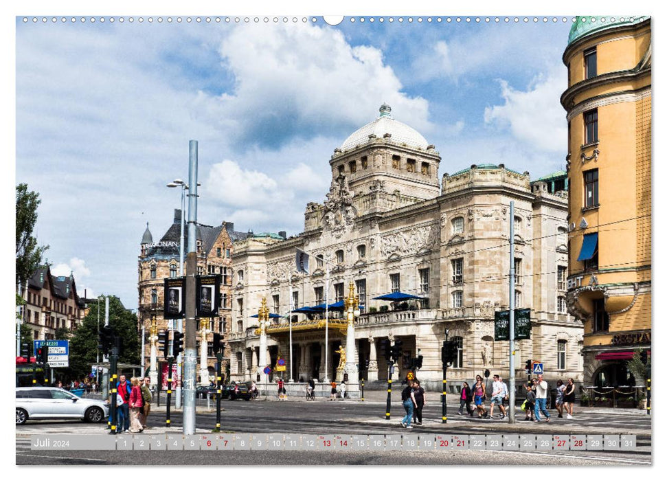 Stockholm - Mal anders gesehen (CALVENDO Premium Wandkalender 2024)