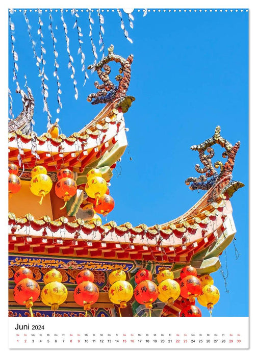 Kek-Lok Tempel mit zauberhaftem Charme (CALVENDO Premium Wandkalender 2024)