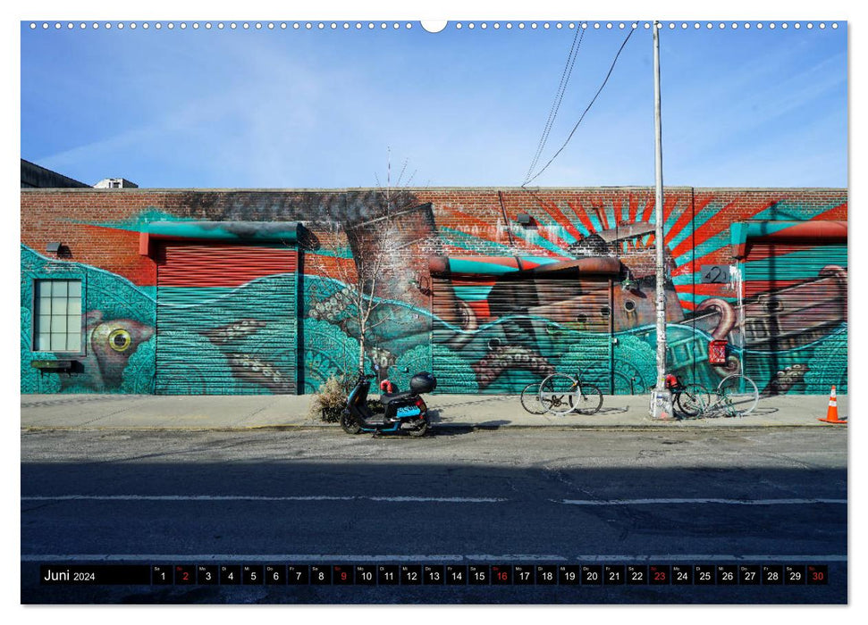 Bushwick Street Art (CALVENDO Premium Wandkalender 2024)