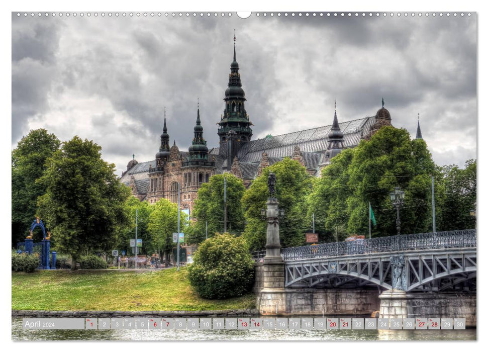 Stockholm - Mal anders gesehen (CALVENDO Wandkalender 2024)