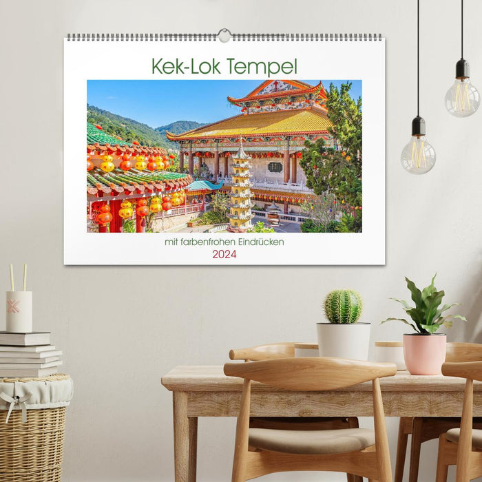 Kek-Lok Temple with colorful impressions (CALVENDO wall calendar 2024) 